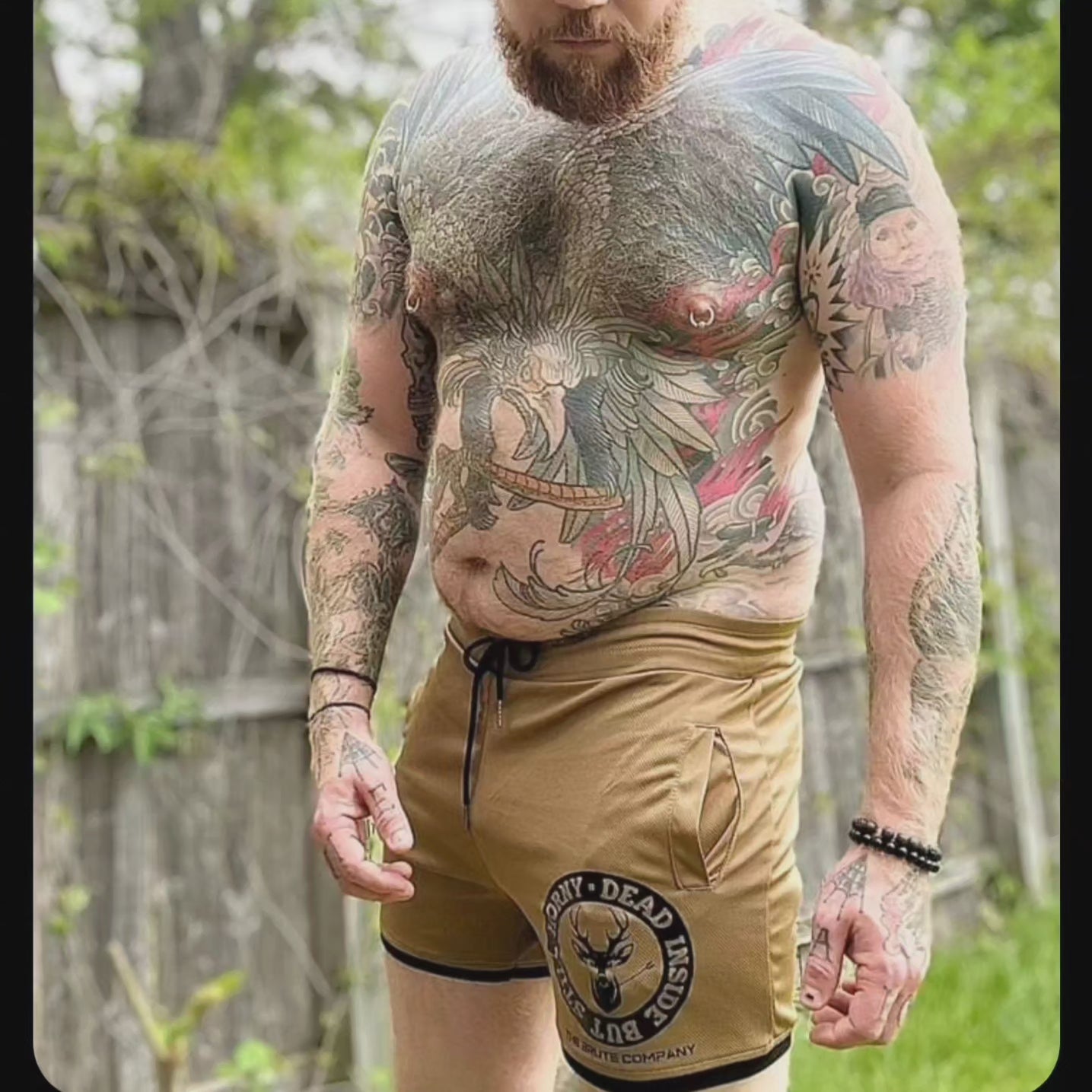 Brute Co Dead Inside But Still Horny Lifting Shorts