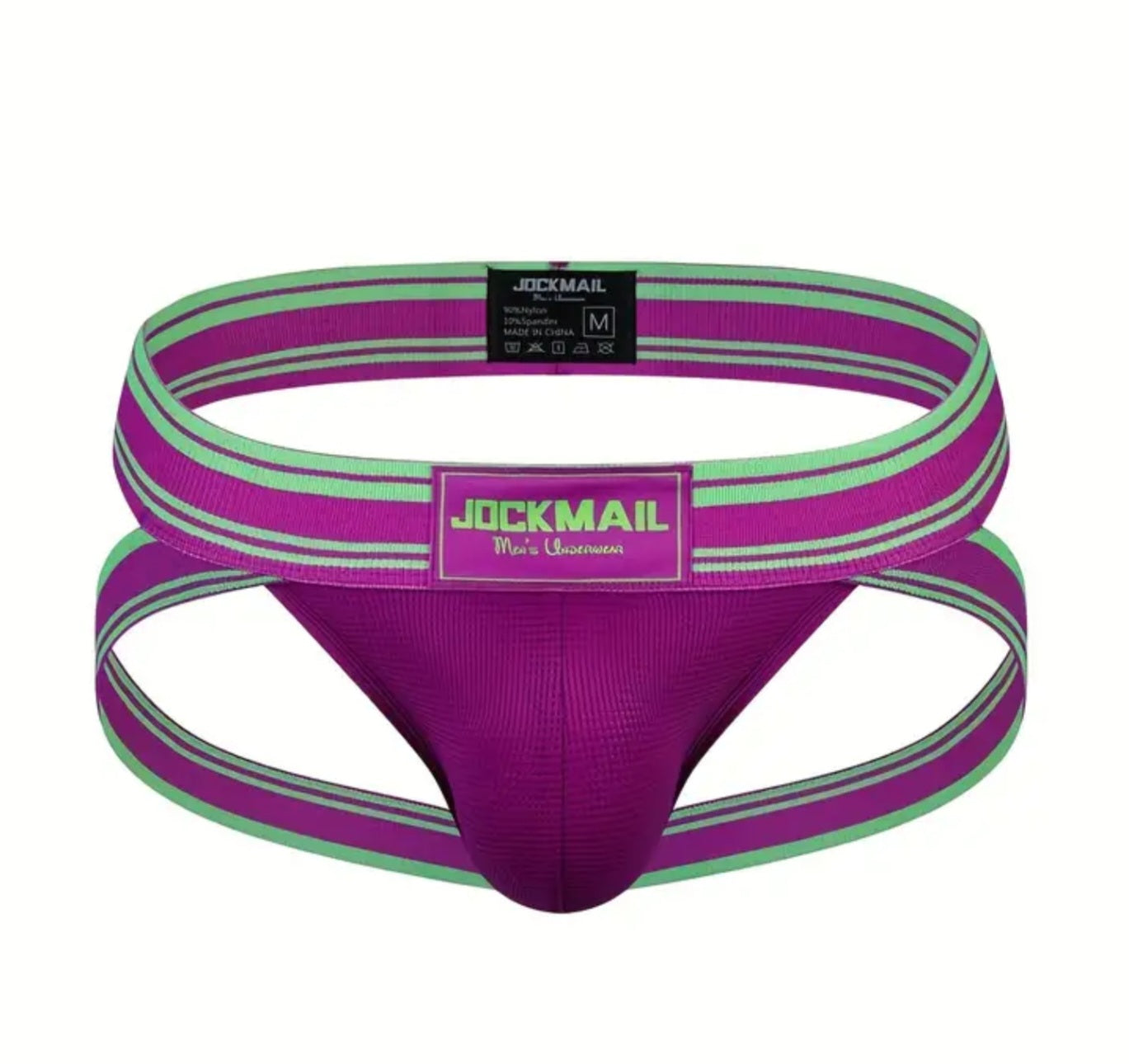 Purple & Green Jockmail Jockstrap