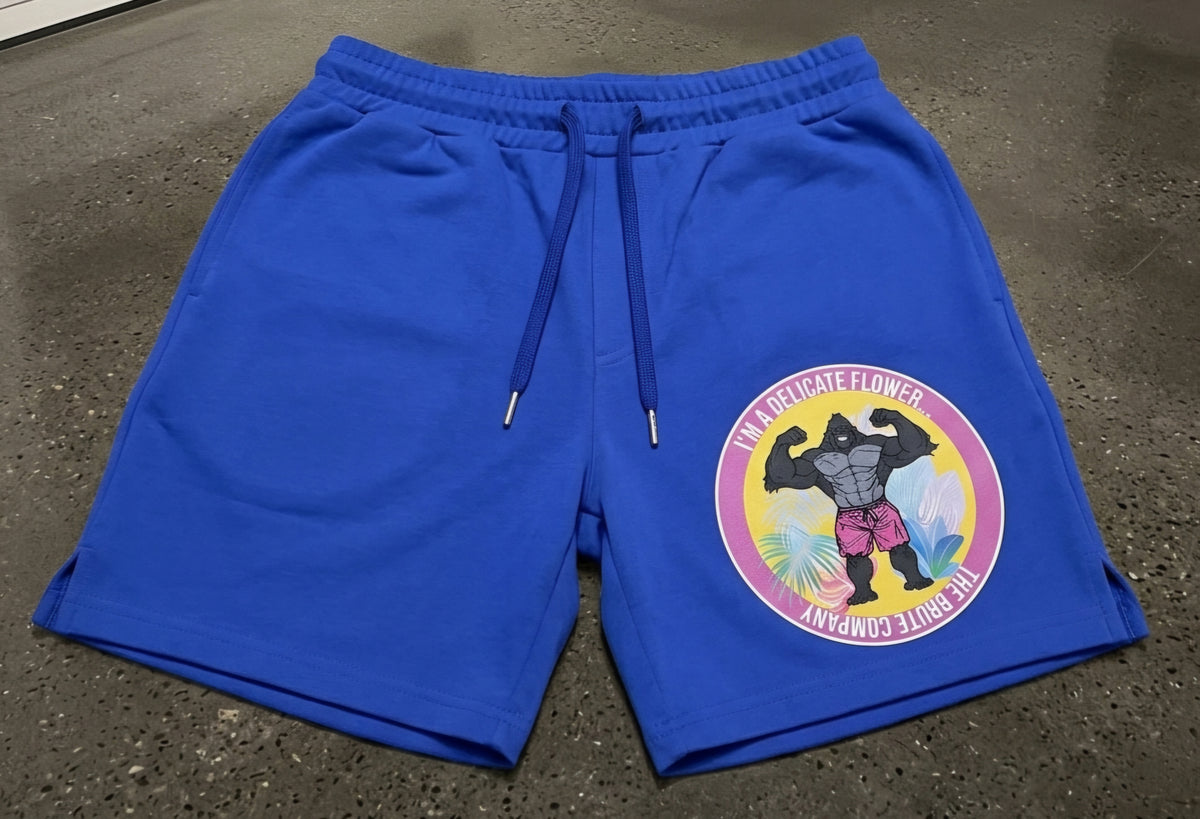 "Delicate Flower" Cotton Shorts