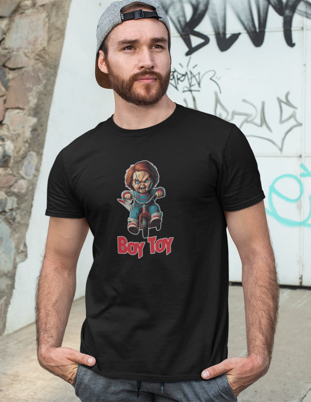 "Boy Toy" Chucky Black T-Shirt