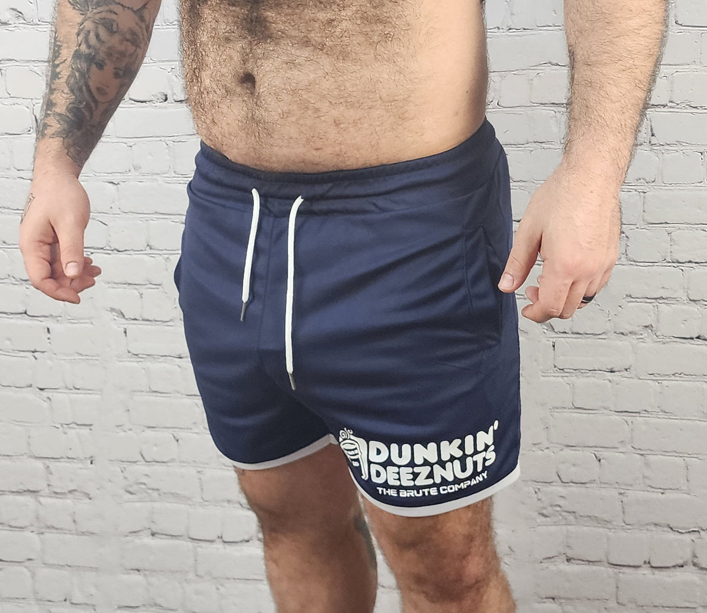 Brute Co Dunkin Deeznuts Lifting Shorts