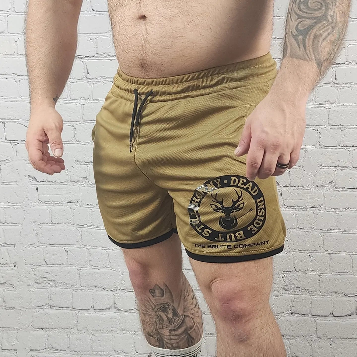 Brute Co Dead Inside But Still Horny Lifting Shorts