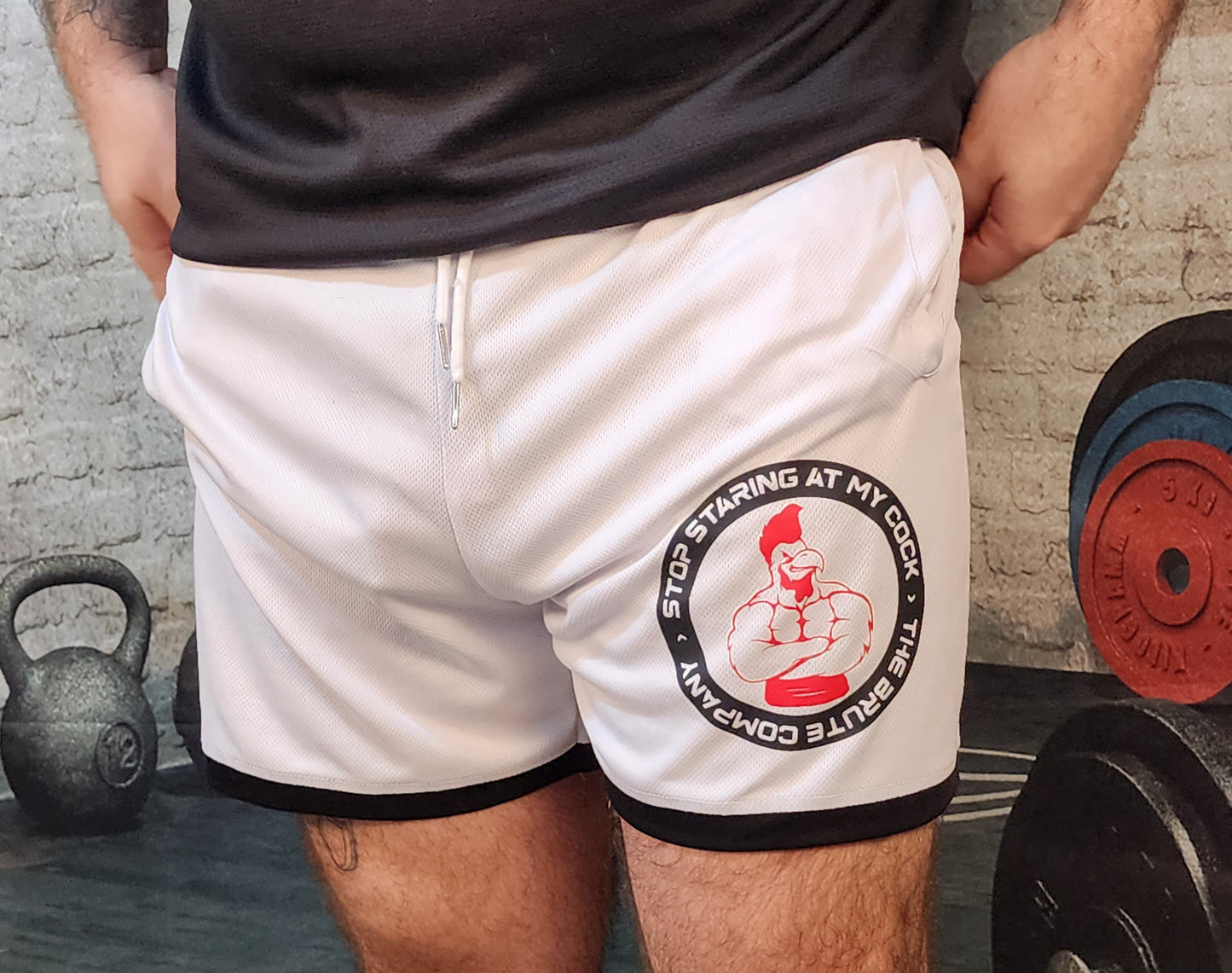 Brute Co Stop Staring At My Cock Lifting Shorts