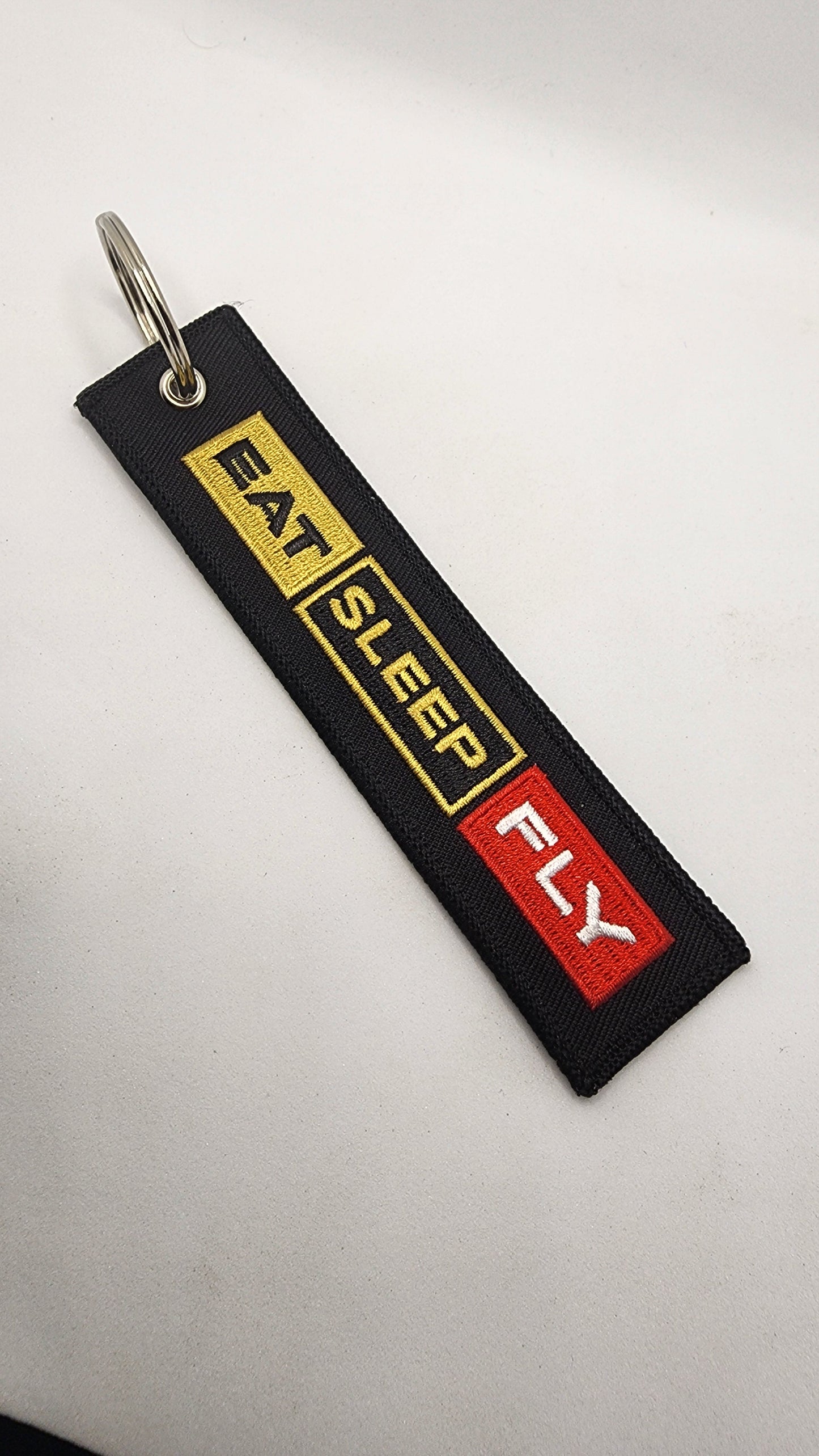 "EAT SLEEP FLY" Bag Tag