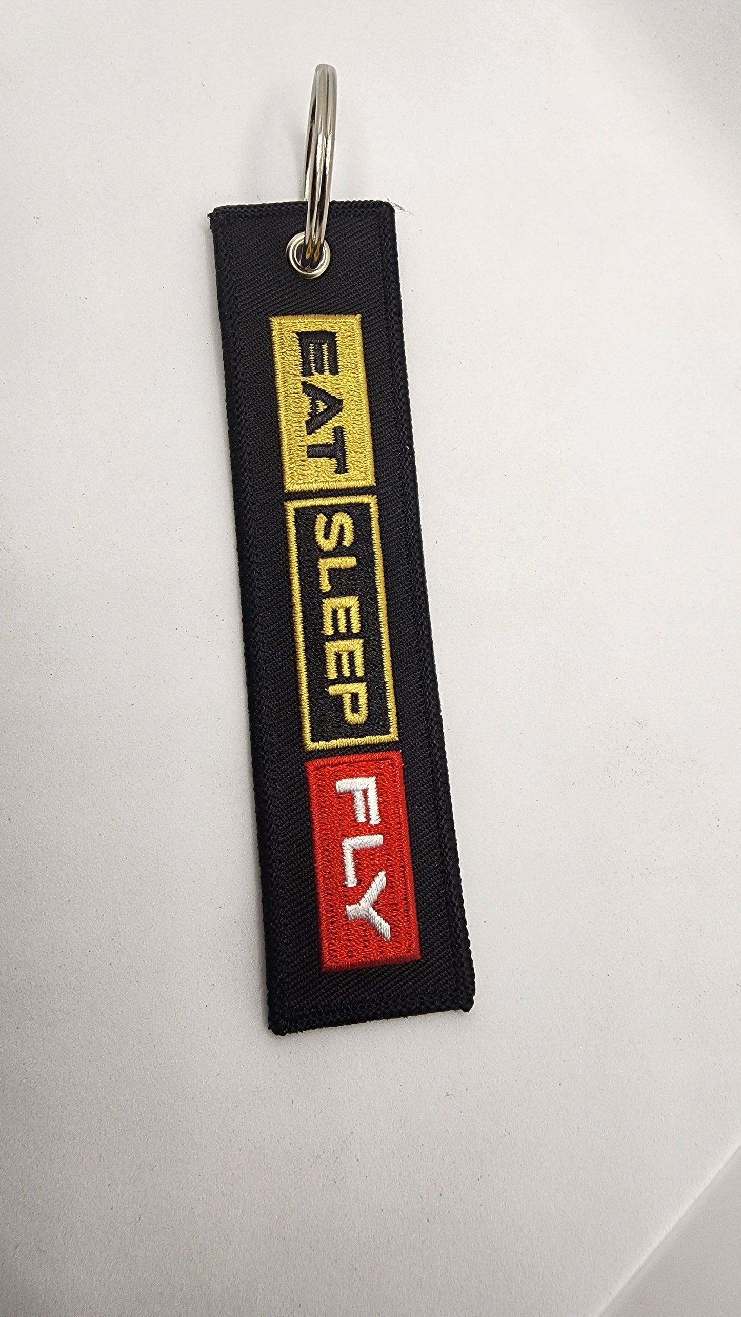 "EAT SLEEP FLY" Bag Tag