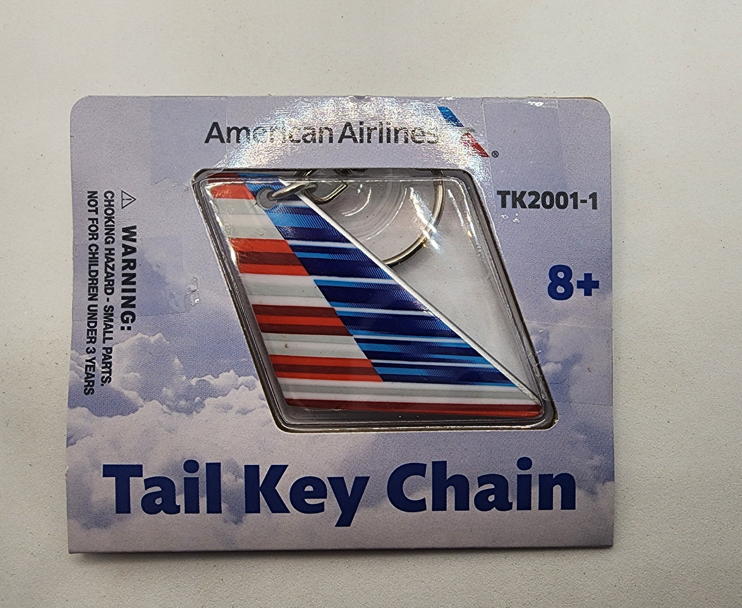 American Airlines Airplane Tail Key Chain