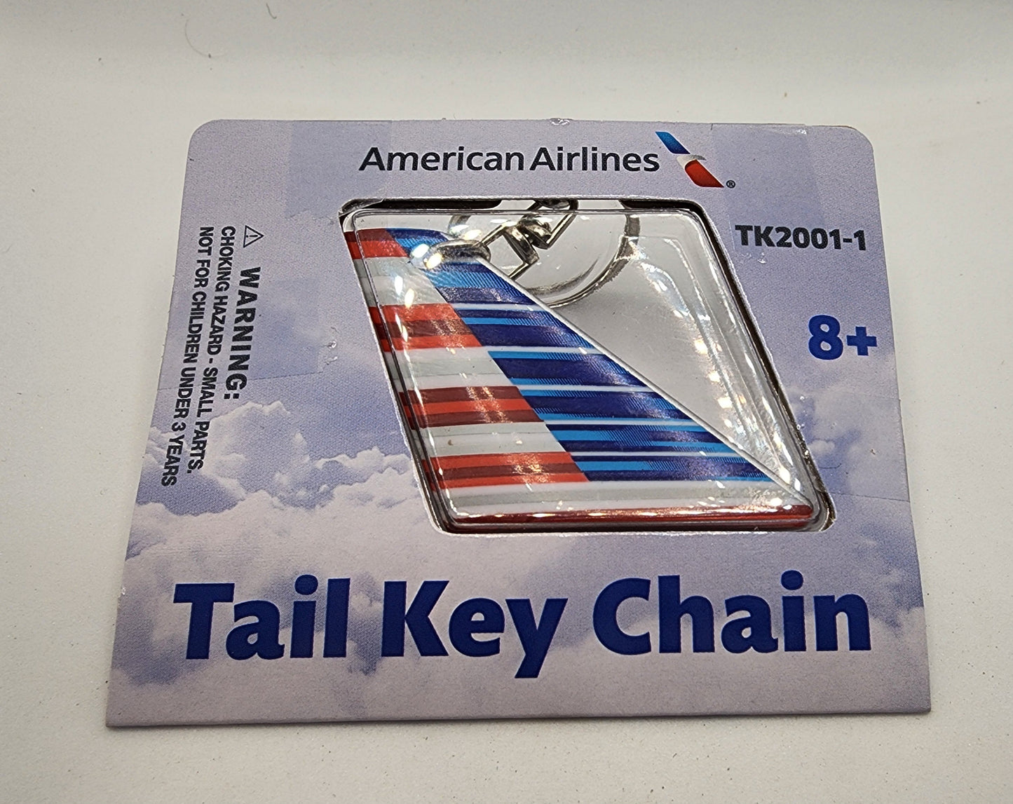 American Airlines Airplane Tail Key Chain