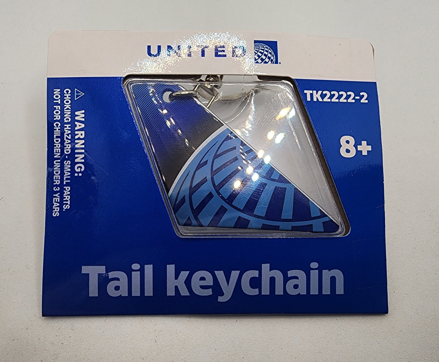 United Airlines Airplane Tail Key Chain