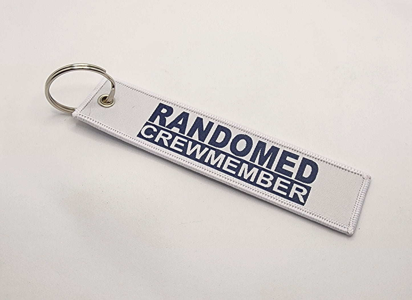 "RANDOMED CREWMEMBER" BAG TAG