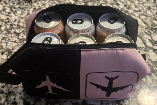 LARGE AIRLINE 6-PACK CAN OF WATER BAG