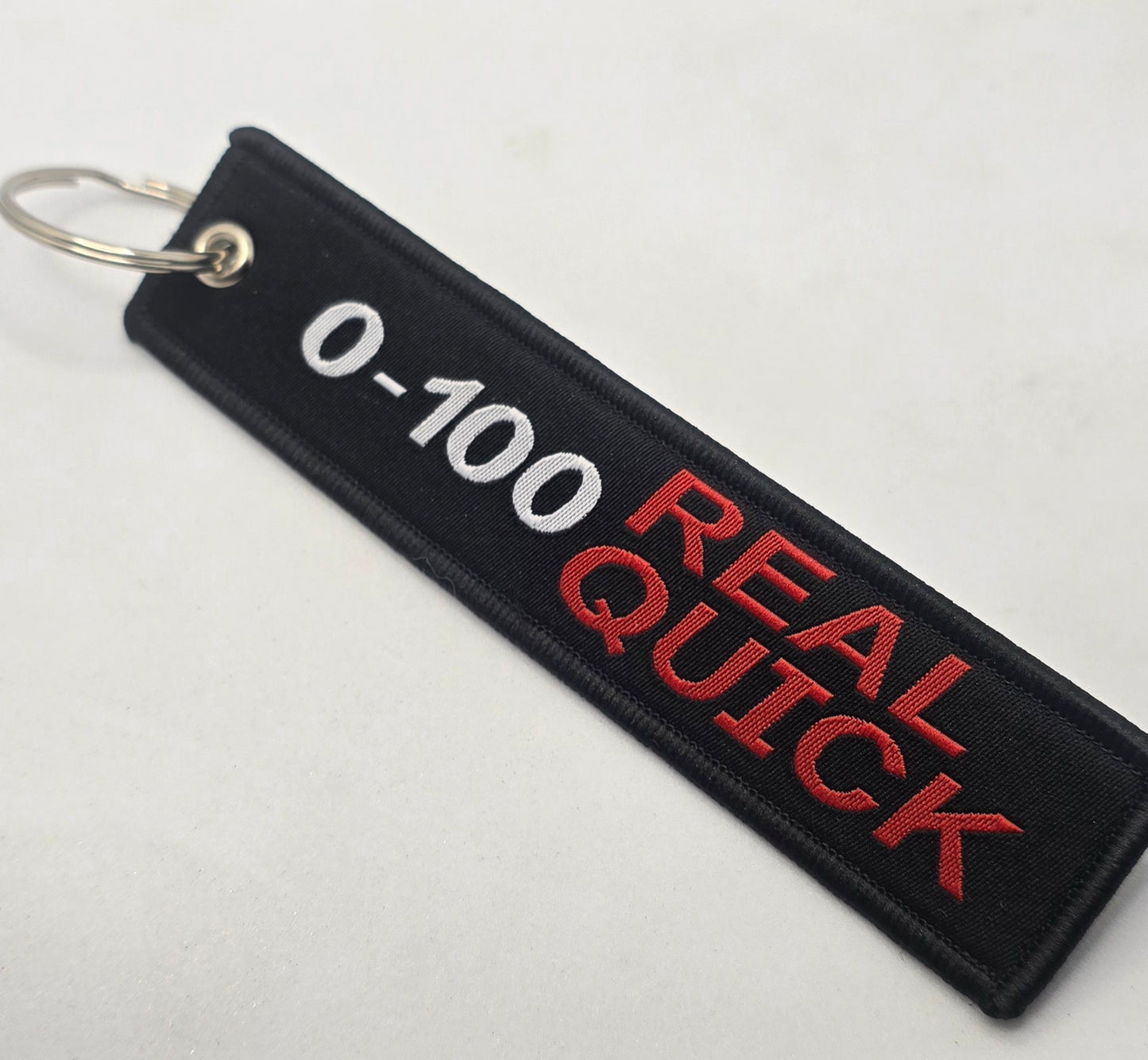 "0-100 REAL QUICK" Airline Bag Tag