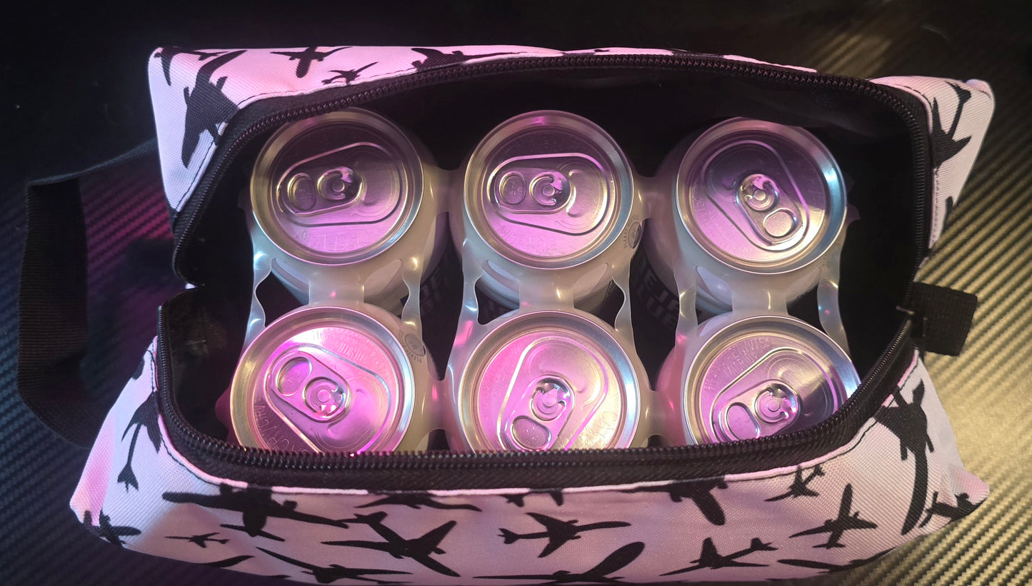 LARGE AIRLINE 6-PACK CAN OF WATER BAG (AIRPLANES)