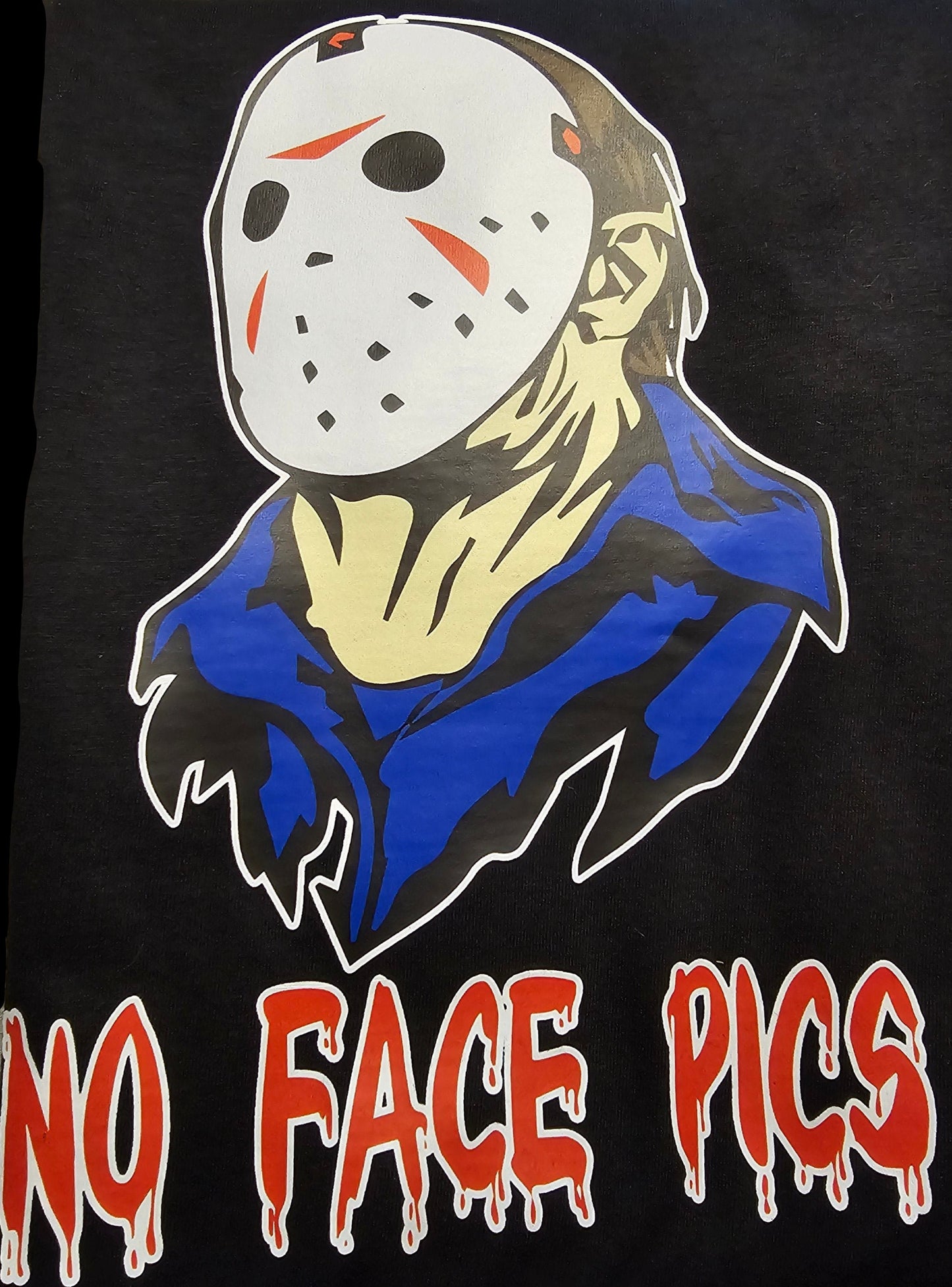 "No Face Pic" Jason Black T-Shirt