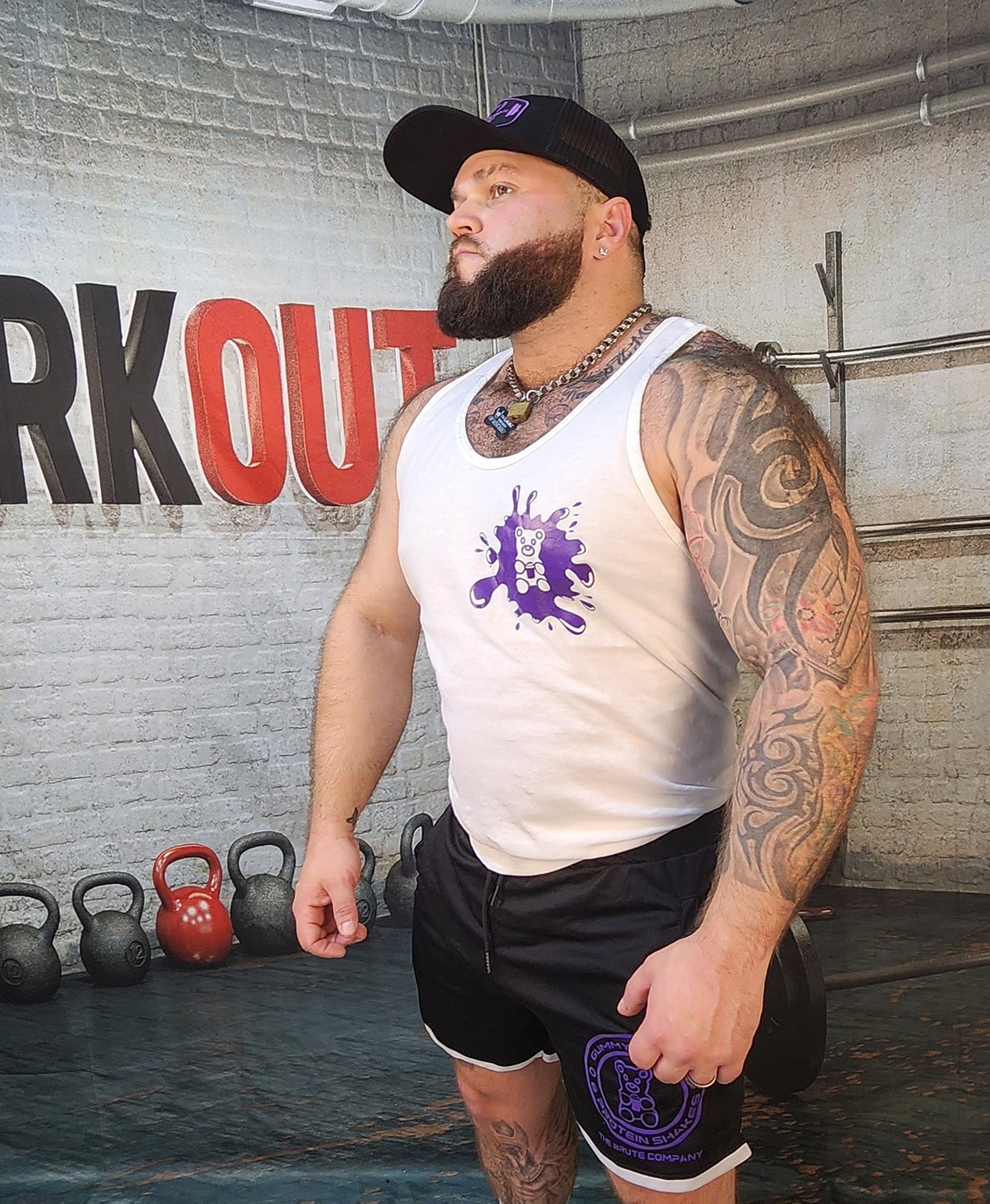 Brute Co. Gummy Bear and Protein Shakes Lifting Shorts