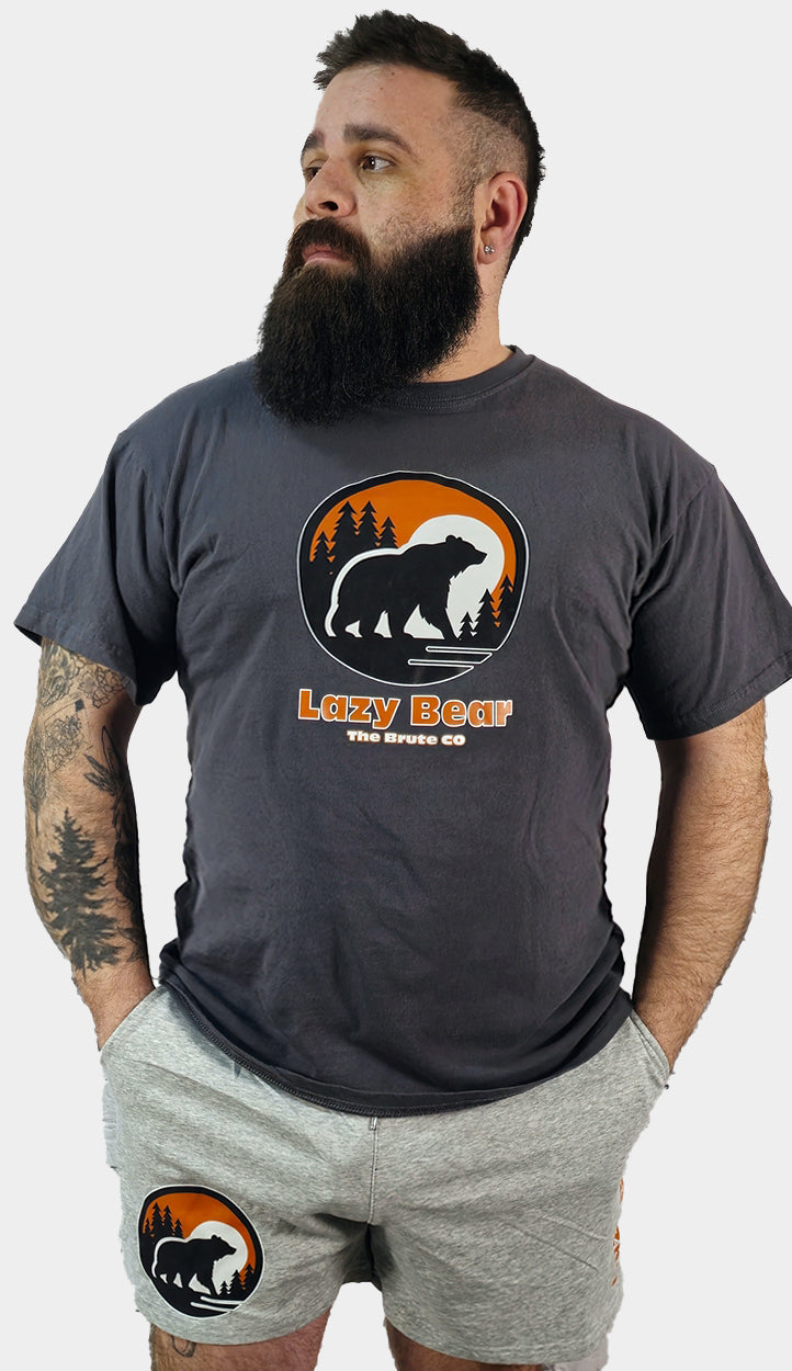 Lazy Bear Cotton Shorts