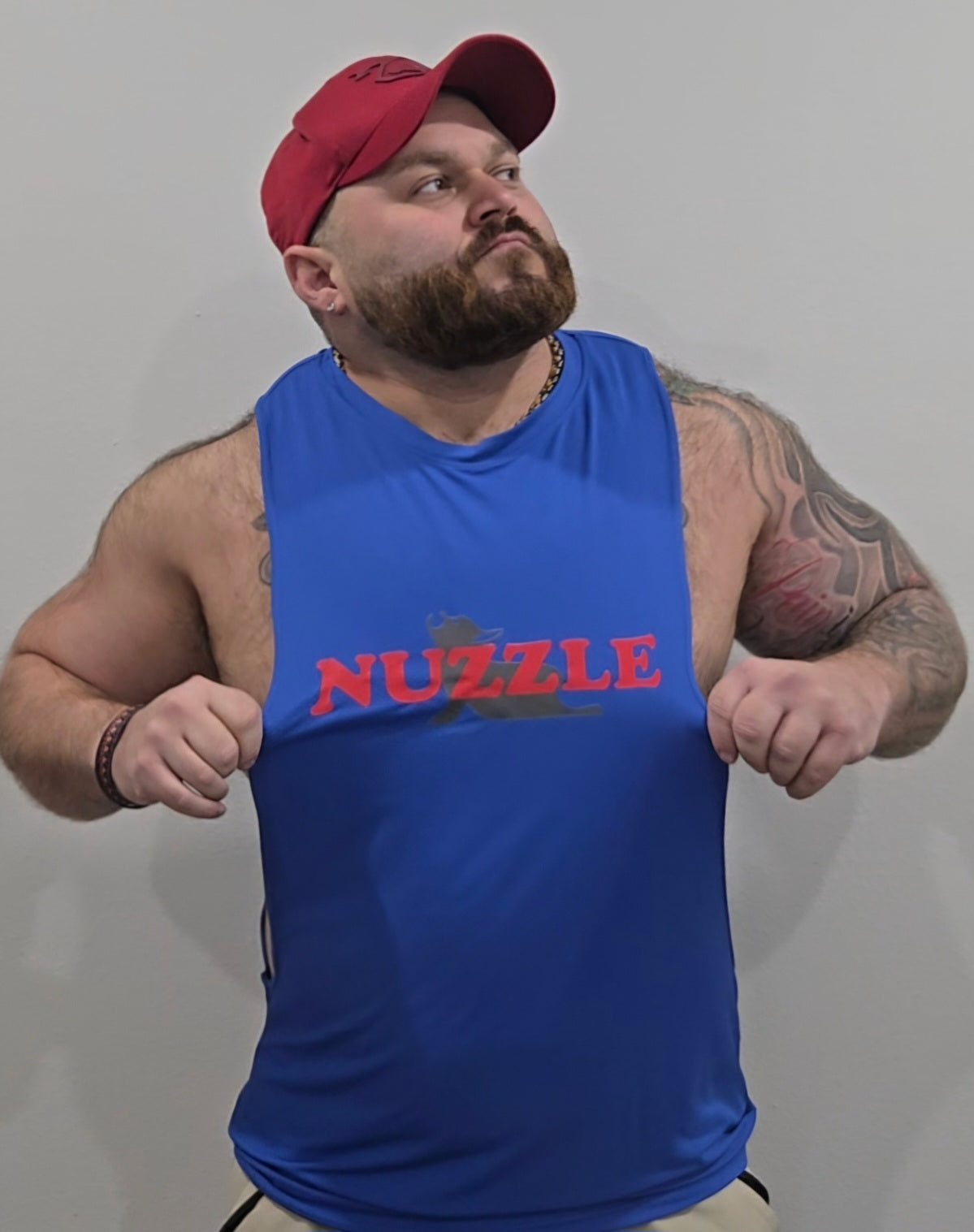 Nuzzle Cut-Off Sleeves Shirt