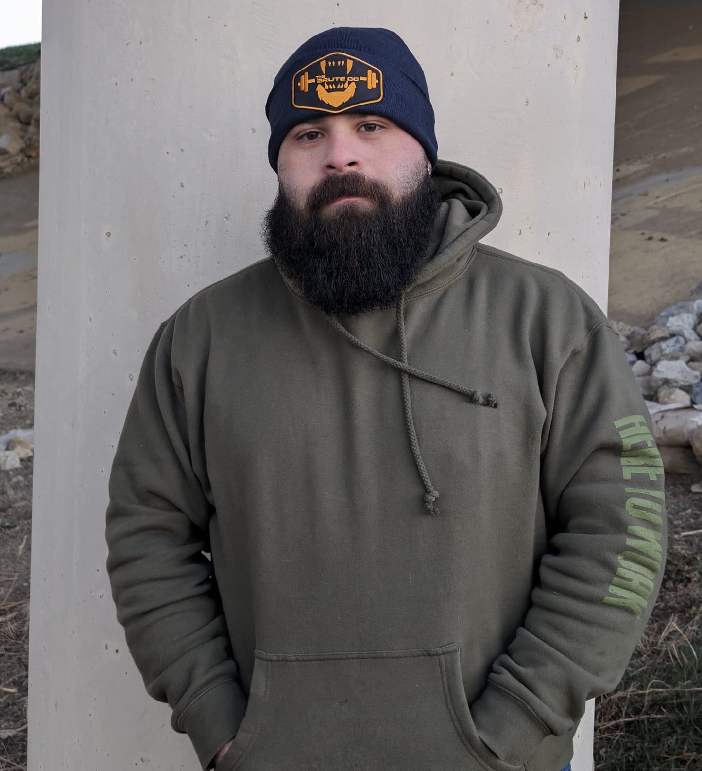 Brute Co Blue/Orange Beanie