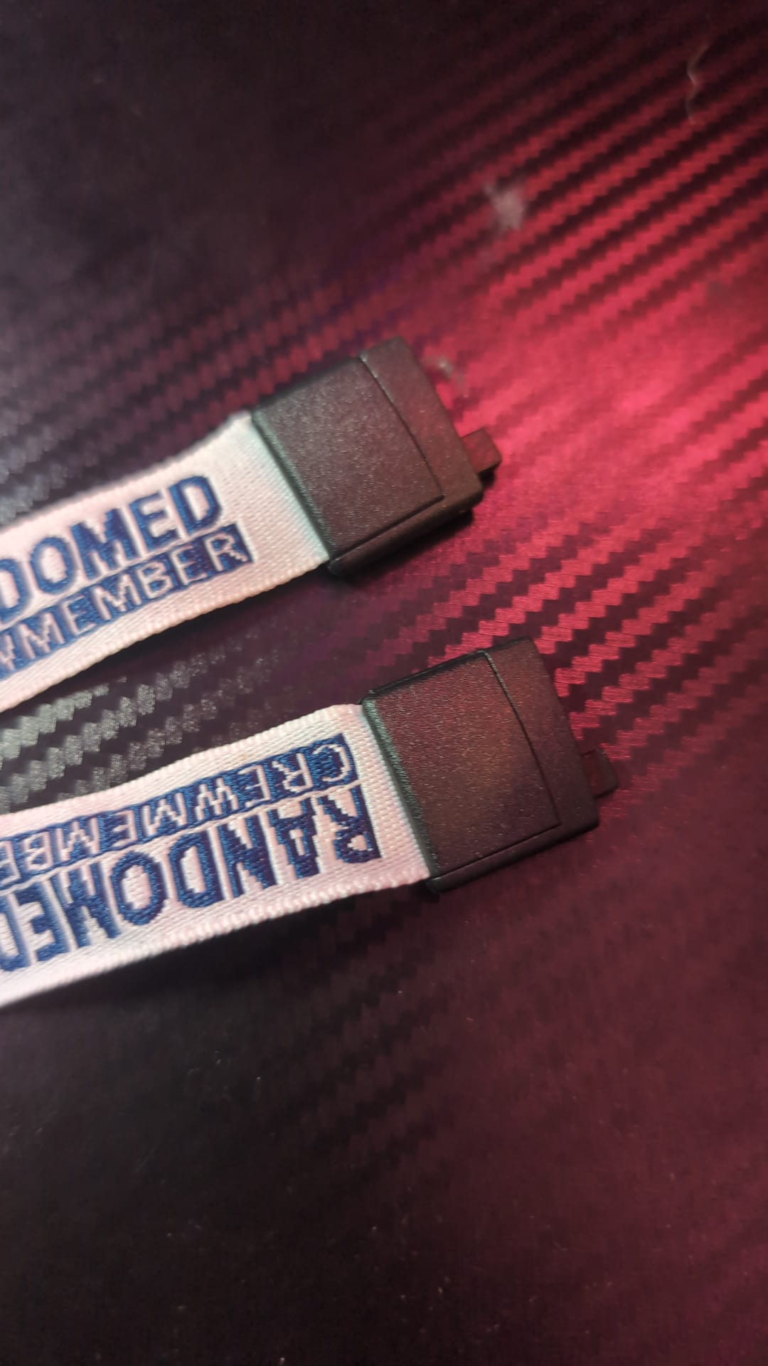 "RANDOMED CREWMEMBER" LANYARD