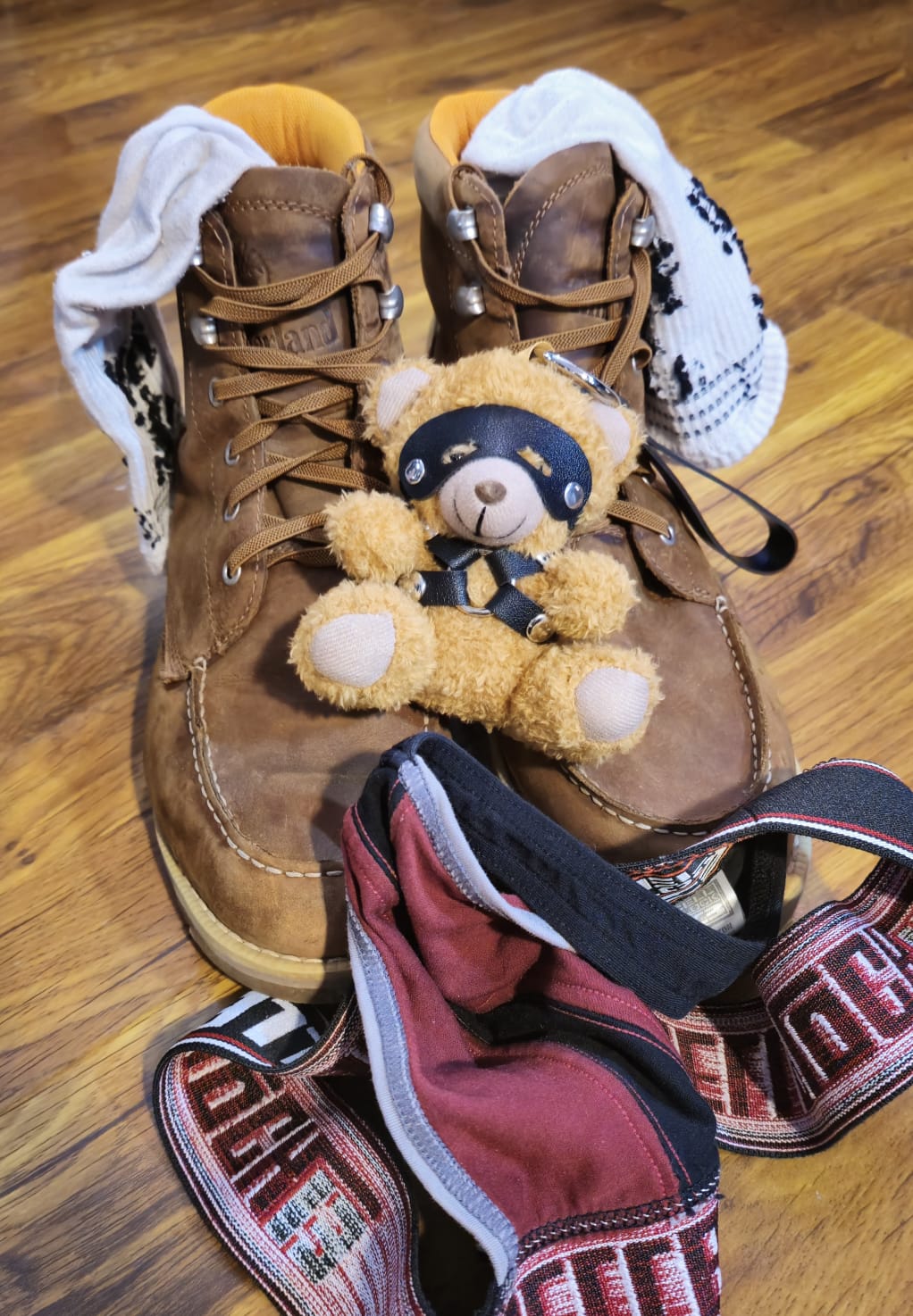 Leather Daddy Stuffed Bear