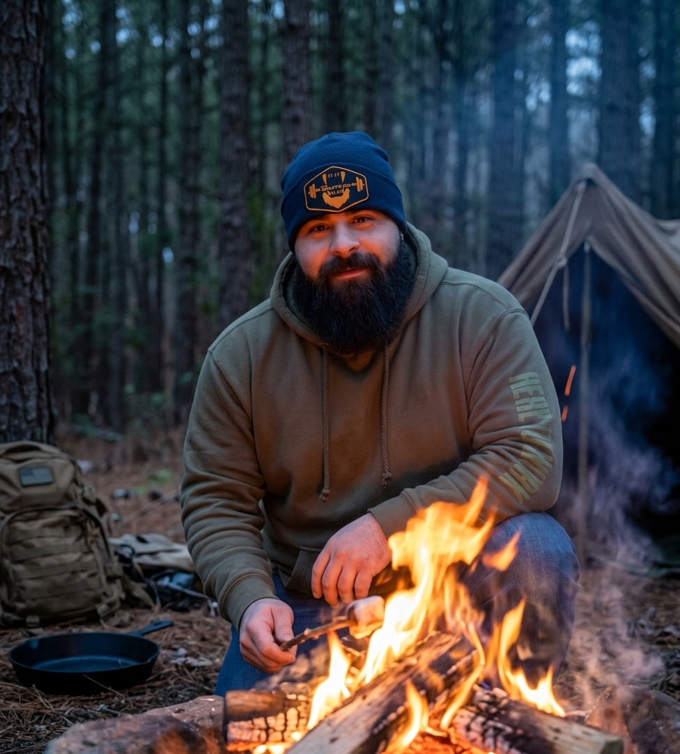 Brute Co Blue/Orange Beanie