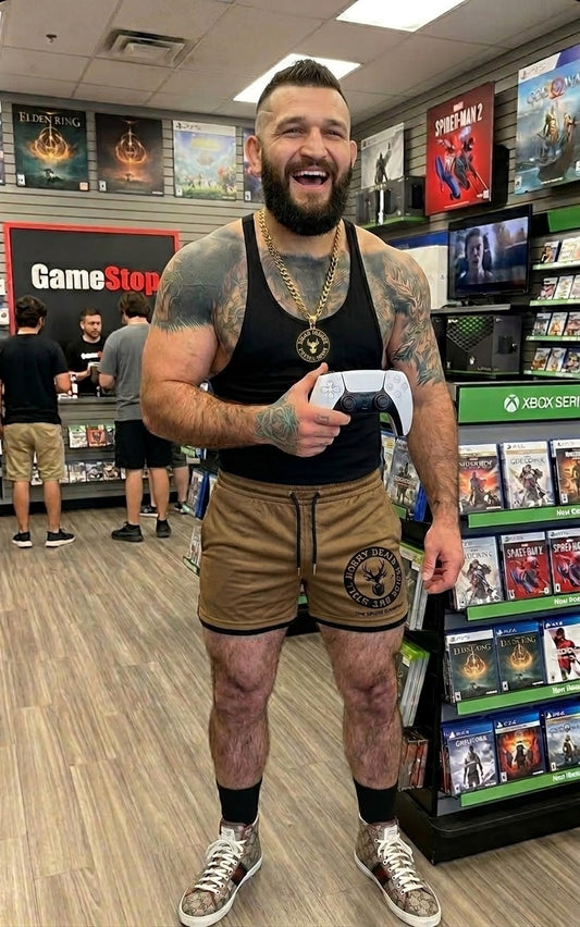 Brute Co Dead Inside But Still Horny Lifting Shorts