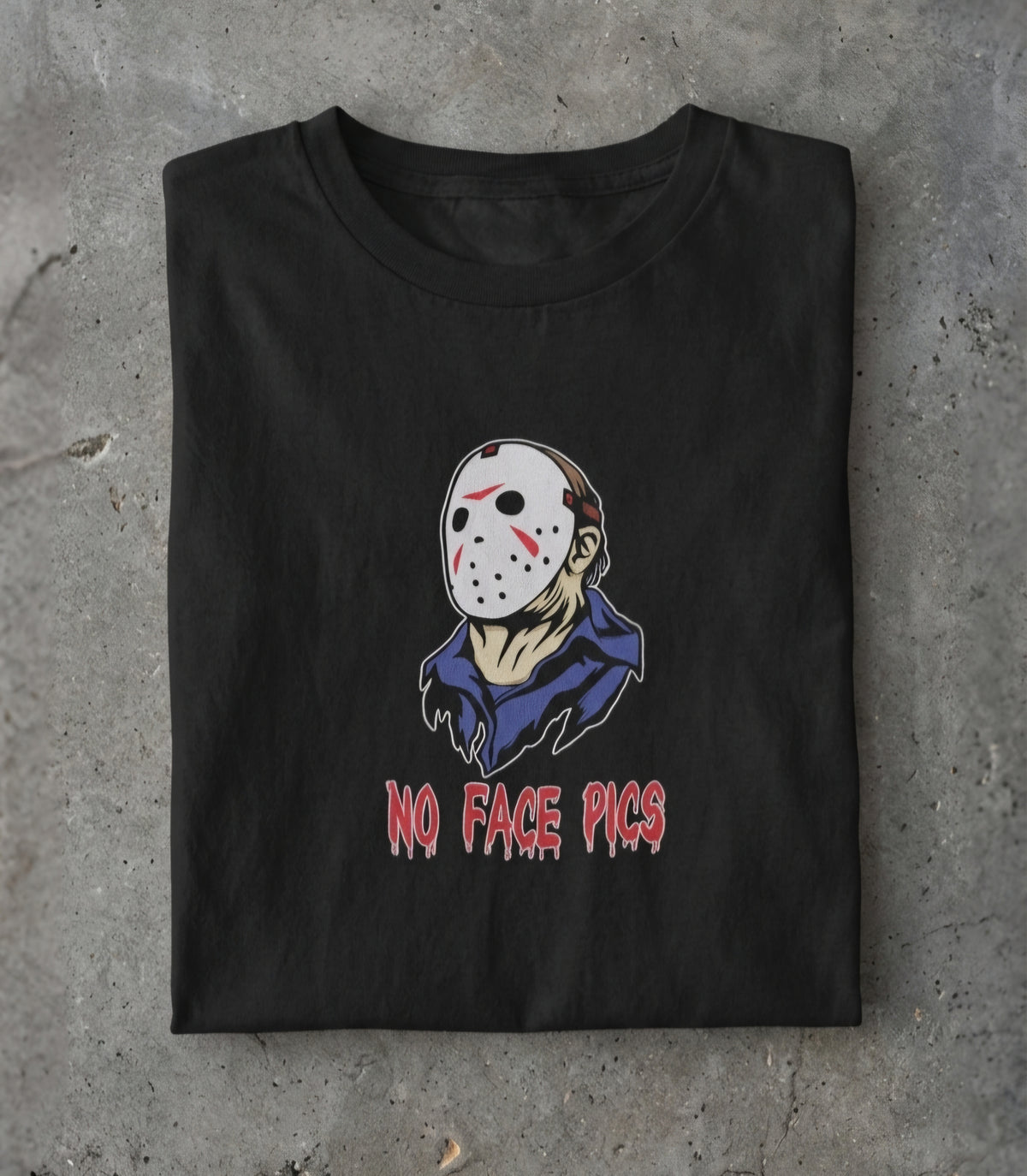 "No Face Pic" Jason Black T-Shirt