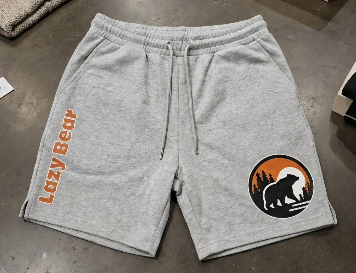 Lazy Bear Cotton Shorts
