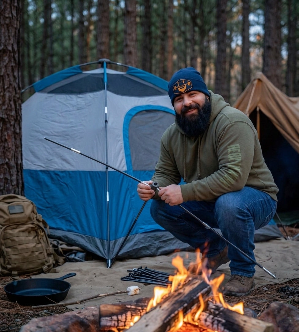 Brute Co Blue/Orange Beanie