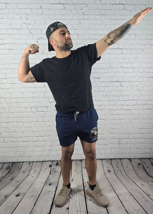 "SQUAT REPEAT PEACH" Shorts
