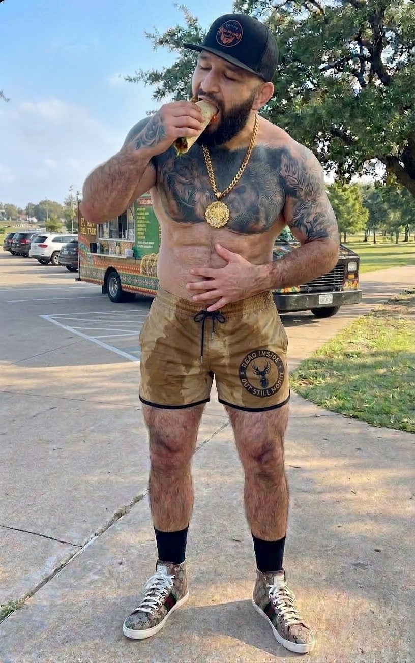 Brute Co Dead Inside But Still Horny Lifting Shorts