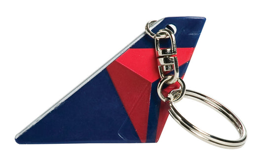 Delta Airplane Tail Key Chain
