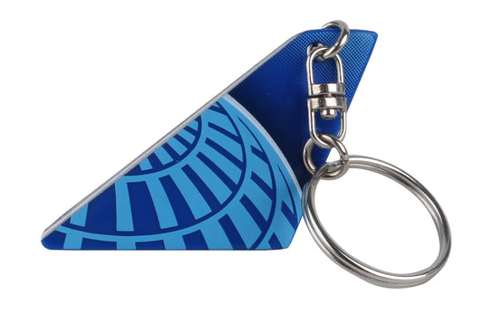 United Airlines Airplane Tail Key Chain