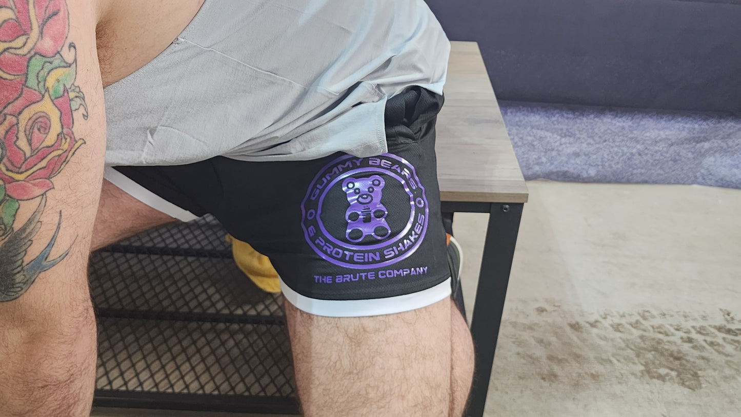 Brute Co. Gummy Bear and Protein Shakes Lifting Shorts