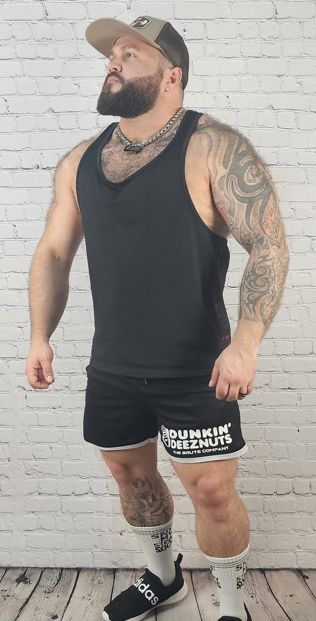 Brute Co Dunkin Deeznuts Lifting Shorts