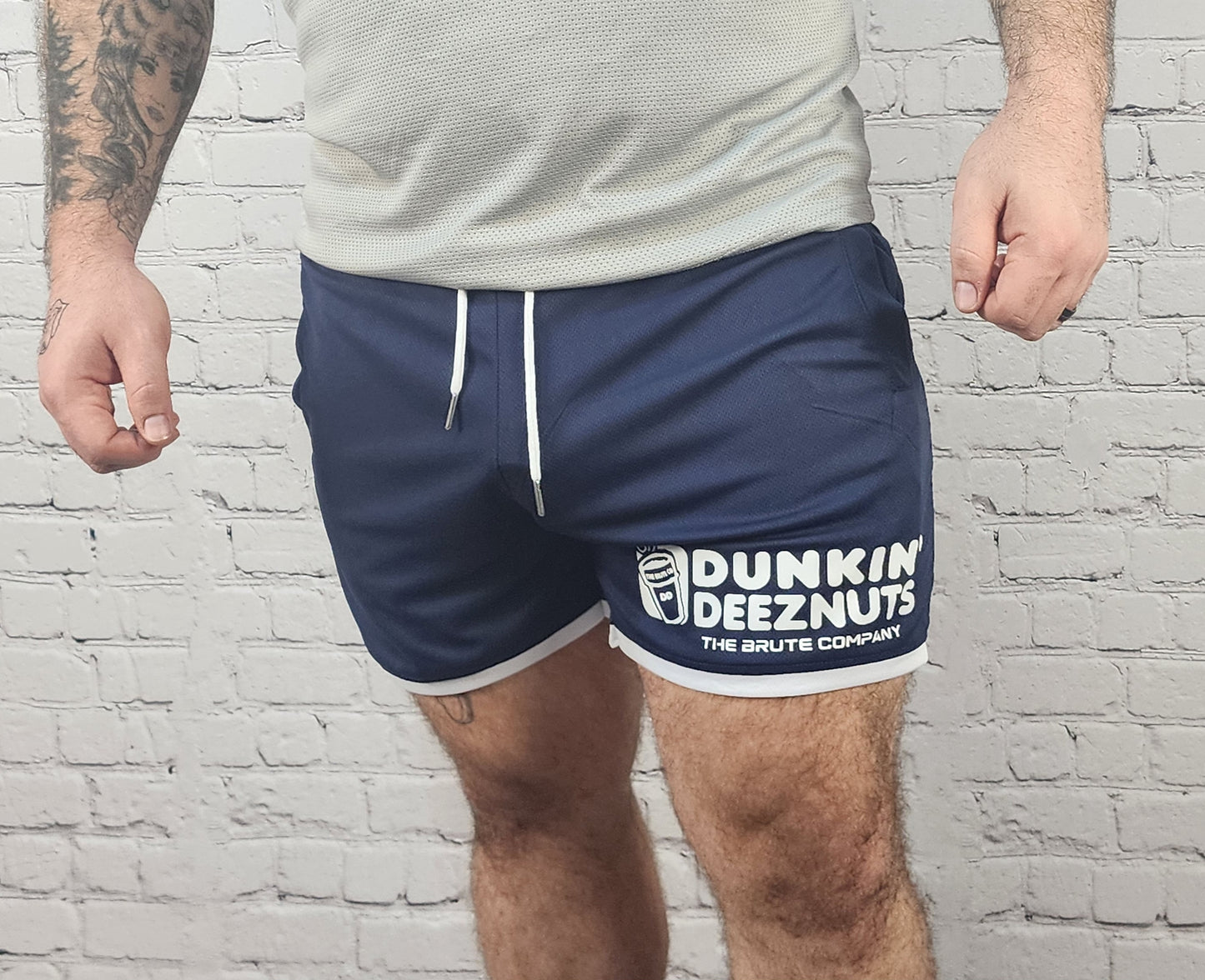 Brute Co Dunkin Deeznuts Lifting Shorts